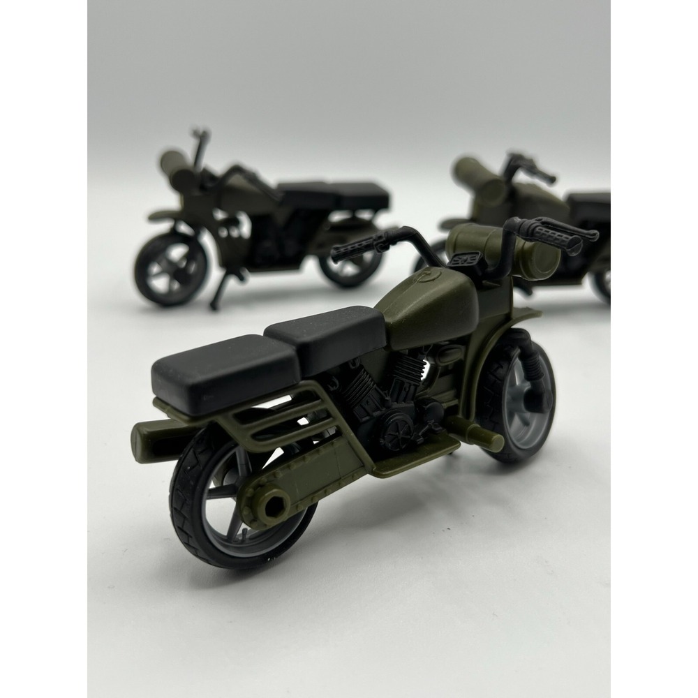Power Team Elite World Peacekeepers Motorbike x 3 1:18 3.75 Scale GI Joe - H-5 - Picture 5 of 9